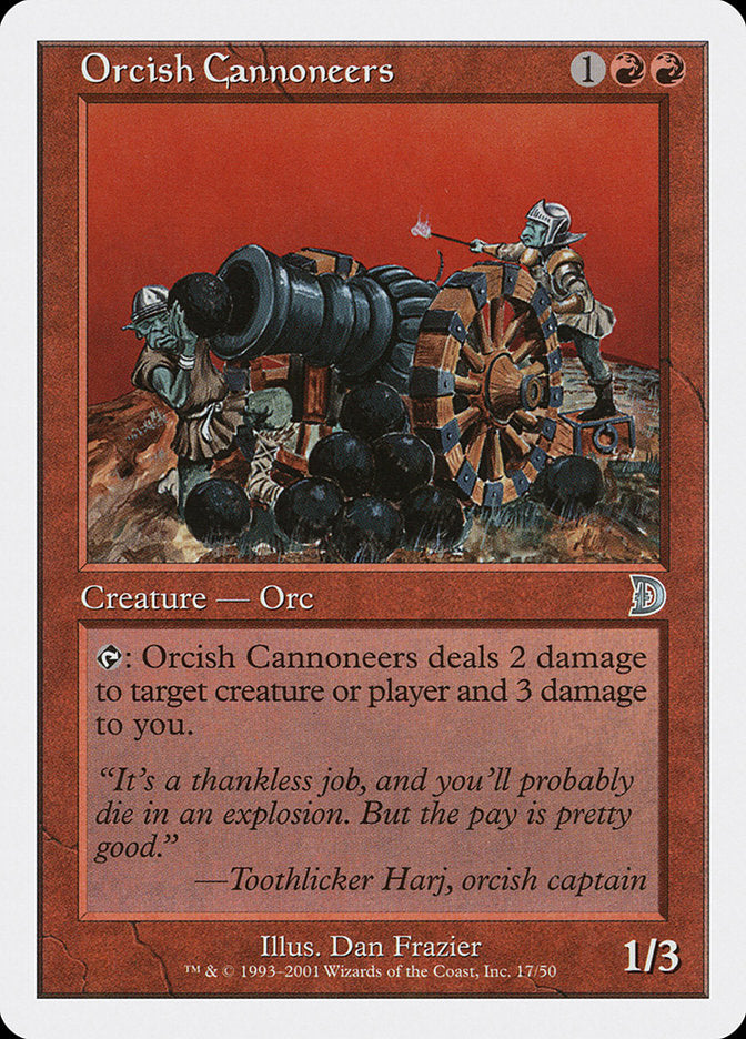 Orcish Cannoneers [Deckmasters] | Kessel Run Games Inc. 