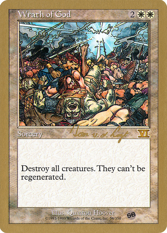 Wrath of God (Tom van de Logt) (SB) [World Championship Decks 2000] | Kessel Run Games Inc. 