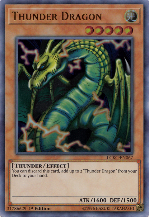 Thunder Dragon [LCKC-EN067] Ultra Rare | Kessel Run Games Inc. 