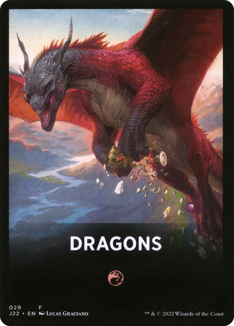 Dragons Theme Card [Jumpstart 2022 Front Cards] | Kessel Run Games Inc. 