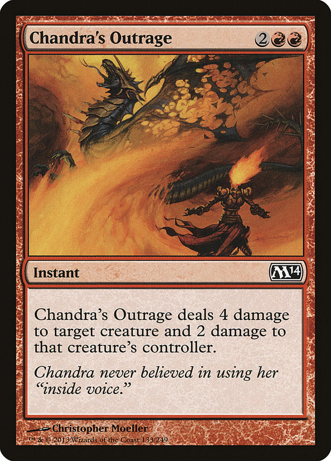 Chandra's Outrage [Magic 2014] | Kessel Run Games Inc. 