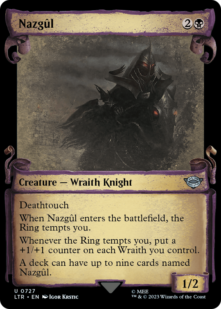 Nazgul (0727) [The Lord of the Rings: Tales of Middle-Earth Showcase Scrolls] | Kessel Run Games Inc. 
