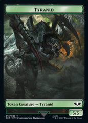 Tyranid (017) // Tyranid (018) Double-Sided Token (Surge Foil) [Warhammer 40,000 Tokens] | Kessel Run Games Inc. 