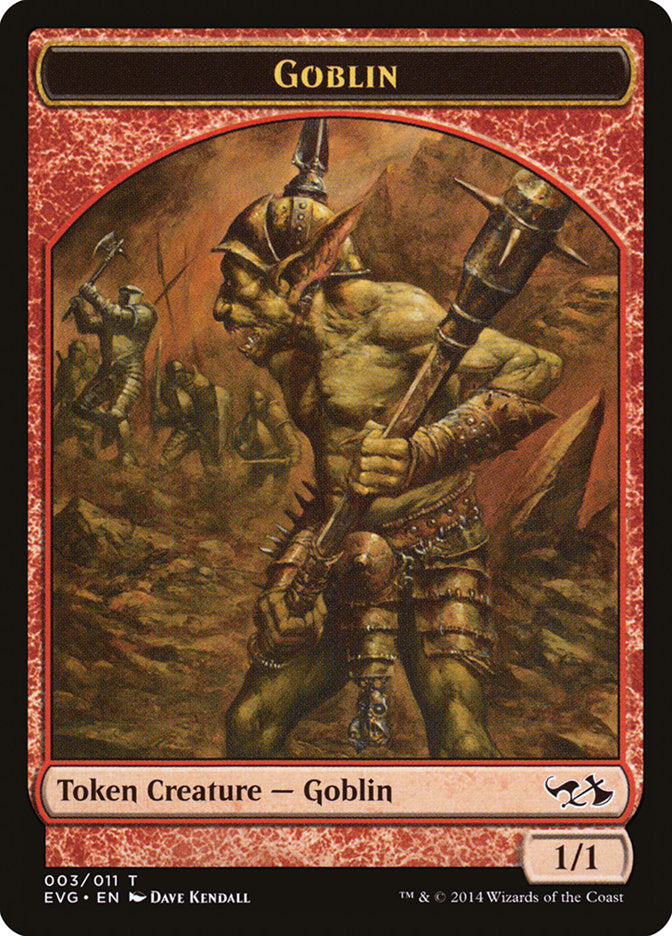 Goblin Token (Elves vs. Goblins) [Duel Decks Anthology Tokens] | Kessel Run Games Inc. 