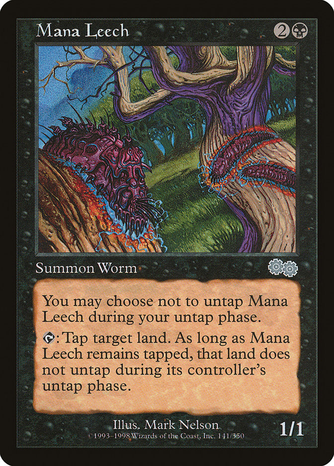 Mana Leech [Urza's Saga] | Kessel Run Games Inc. 