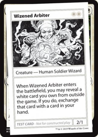 Wizened Arbiter (2021 Edition) [Mystery Booster Playtest Cards] | Kessel Run Games Inc. 