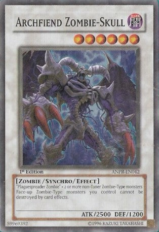 Archfiend Zombie-Skull [ANPR-EN042] Super Rare | Kessel Run Games Inc. 