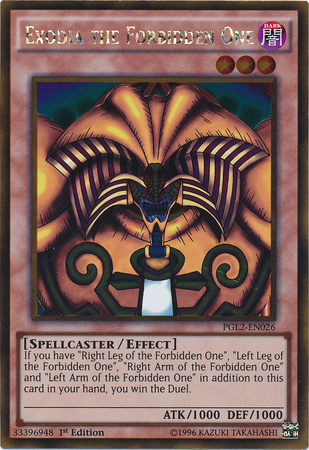 Exodia the Forbidden One [PGL2-EN026] Gold Rare | Kessel Run Games Inc. 