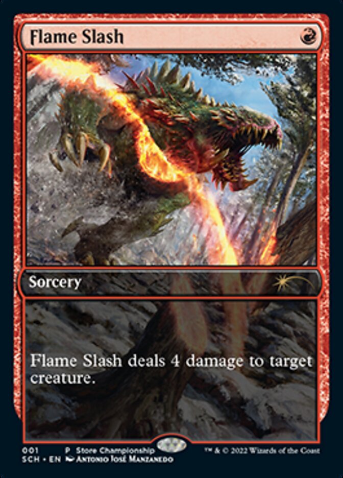 Flame Slash (Extended Art) [Store Championships 2022] | Kessel Run Games Inc. 