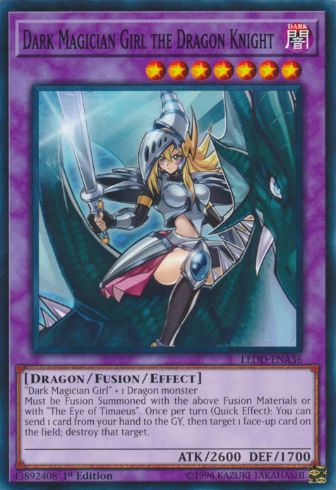 Dark Magician Girl the Dragon Knight [LEDD-ENA36] Common | Kessel Run Games Inc. 