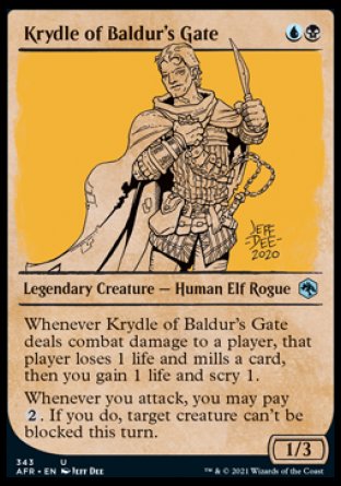 Krydle of Baldur's Gate (Showcase) [Dungeons & Dragons: Adventures in the Forgotten Realms] | Kessel Run Games Inc. 