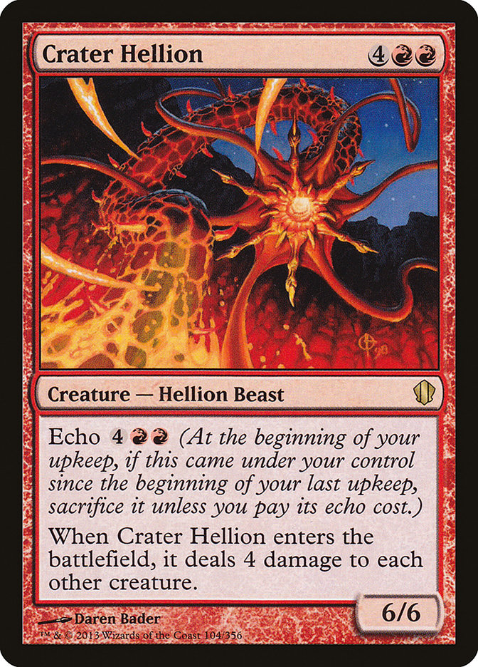 Crater Hellion [Commander 2013] | Kessel Run Games Inc. 