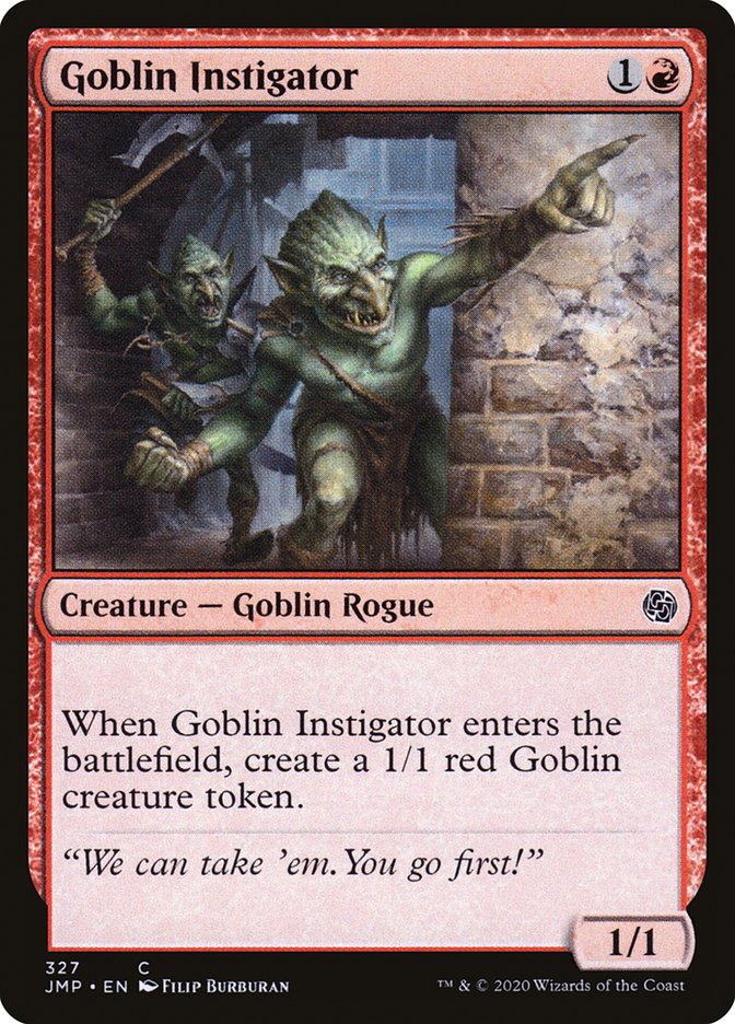 Goblin Instigator [Jumpstart] | Kessel Run Games Inc. 