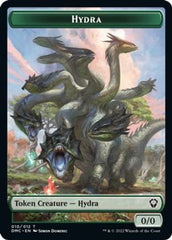 Snake // Hydra Double-Sided Token [Dominaria United Commander Tokens] | Kessel Run Games Inc. 