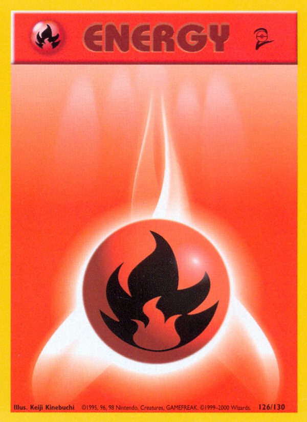 Fire Energy (126/130) [Base Set 2] | Kessel Run Games Inc. 