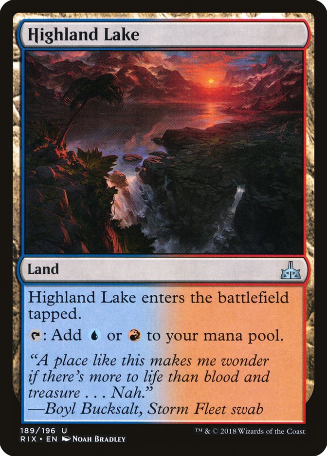 Highland Lake [Rivals of Ixalan] | Kessel Run Games Inc. 