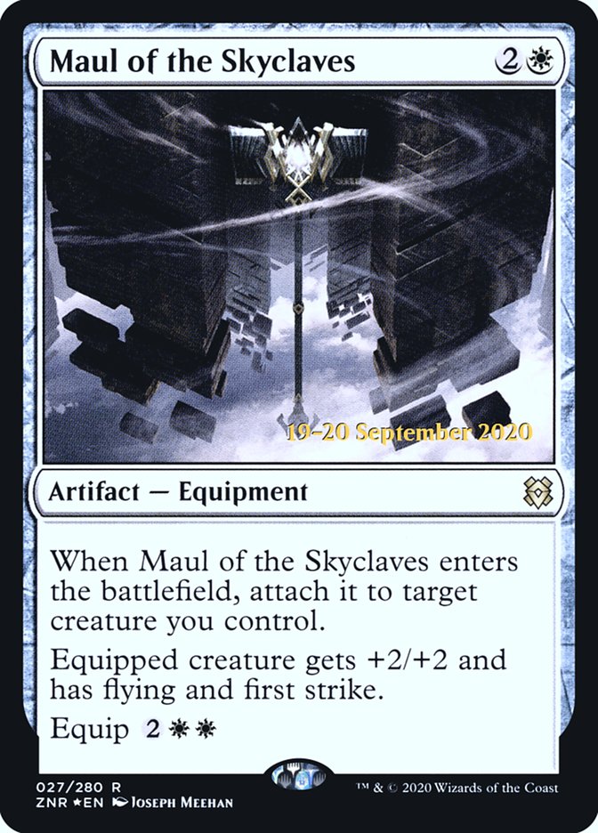 Maul of the Skyclaves [Zendikar Rising Prerelease Promos] | Kessel Run Games Inc. 