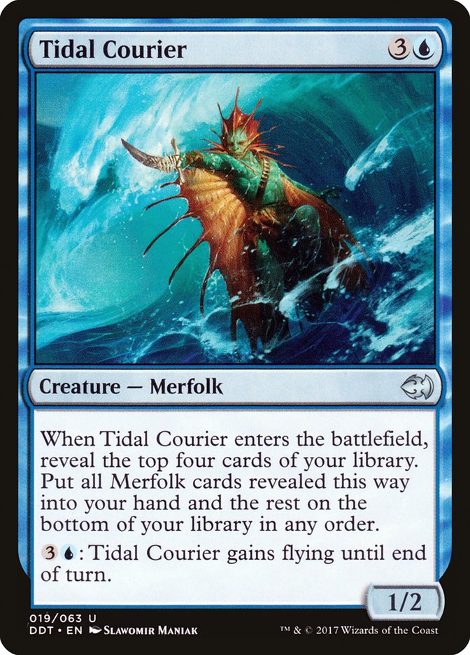 Tidal Courier [Duel Decks: Merfolk vs. Goblins] | Kessel Run Games Inc. 