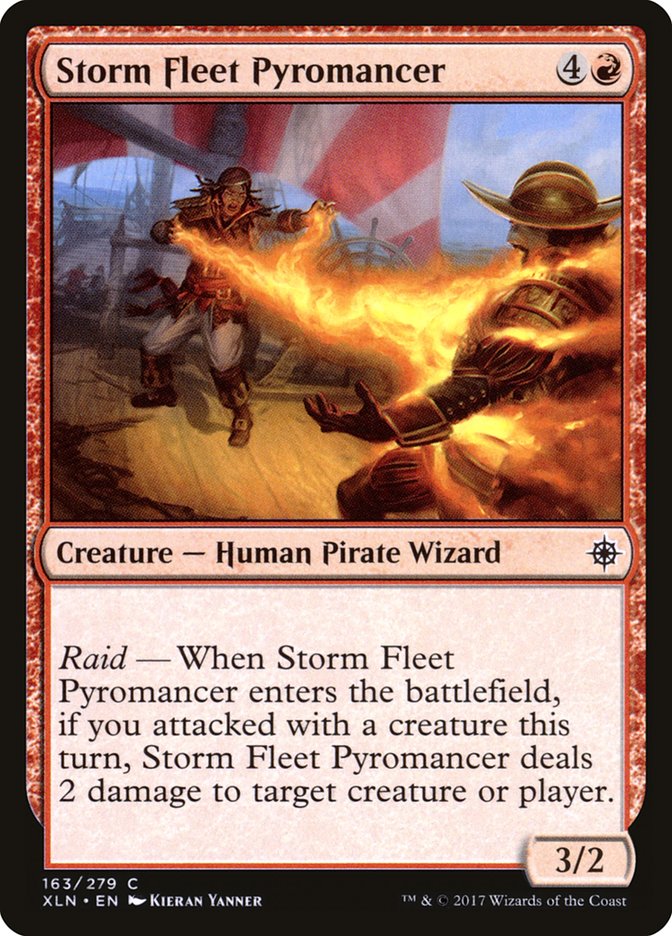 Storm Fleet Pyromancer [Ixalan] | Kessel Run Games Inc. 