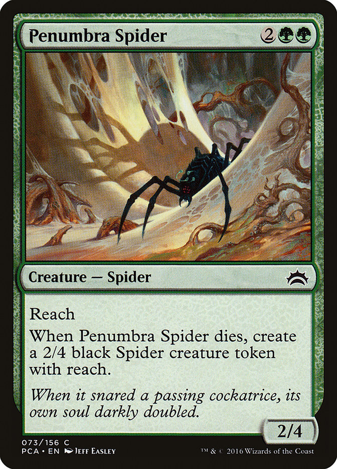 Penumbra Spider [Planechase Anthology] | Kessel Run Games Inc. 