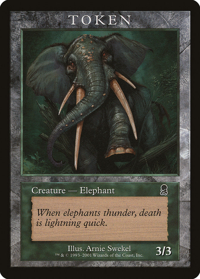 Elephant Token [Magic Player Rewards 2002] | Kessel Run Games Inc. 