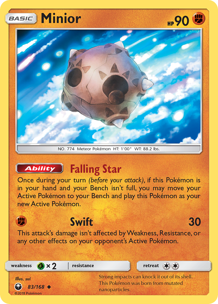 Minior (83/168) [Sun & Moon: Celestial Storm] | Kessel Run Games Inc. 