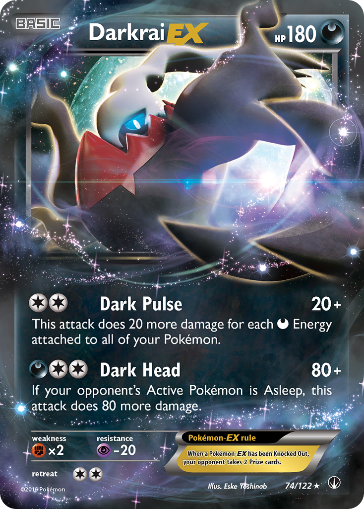 Darkrai EX (74/122) [XY: BREAKpoint] | Kessel Run Games Inc. 