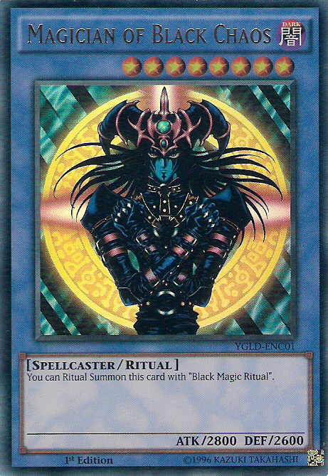 Magician of Black Chaos [YGLD-ENC01] Ultra Rare | Kessel Run Games Inc. 