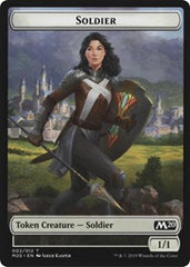 Soldier // Zombie Double-Sided Token [Game Night 2019 Tokens] | Kessel Run Games Inc. 