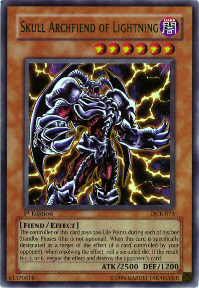 Skull Archfiend of Lightning [DCR-073] Ultra Rare | Kessel Run Games Inc. 