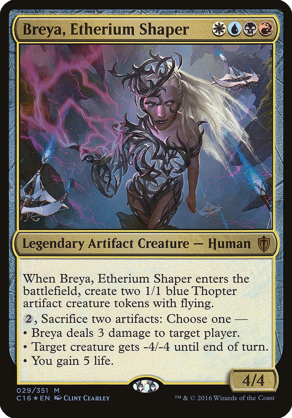 Breya, Etherium Shaper (Oversized) [Commander 2016 Oversized] | Kessel Run Games Inc. 