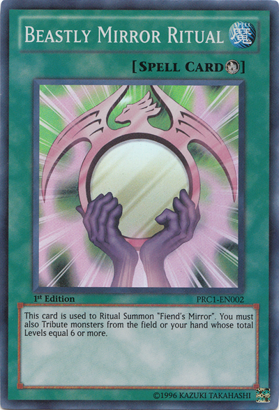 Beastly Mirror Ritual [PRC1-EN002] Super Rare | Kessel Run Games Inc. 