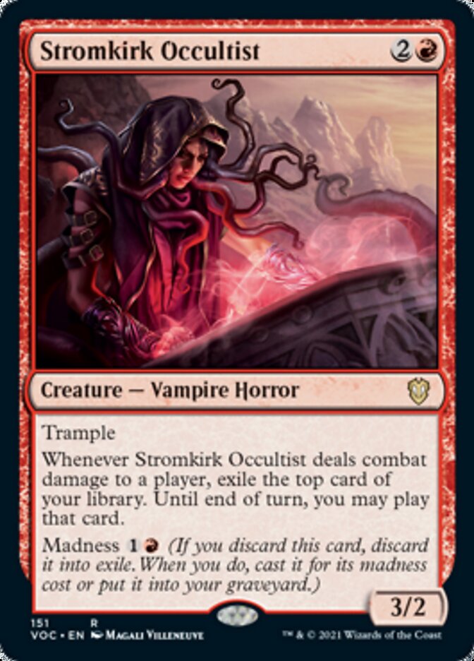 Stromkirk Occultist [Innistrad: Crimson Vow Commander] | Kessel Run Games Inc. 