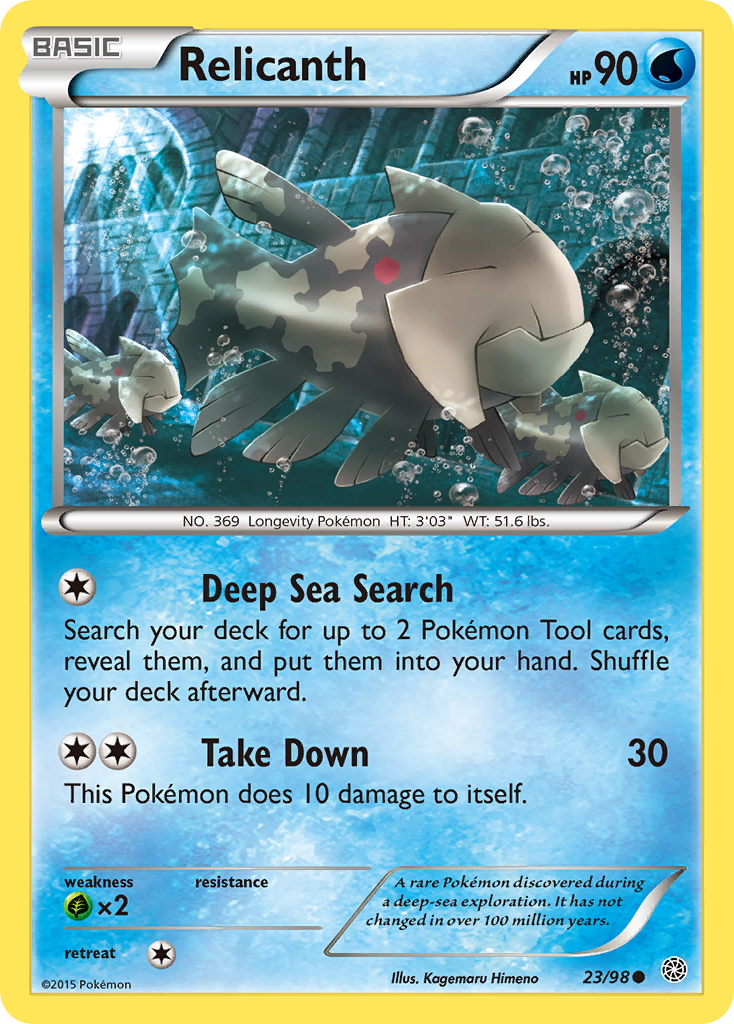 Relicanth (23/98) [XY: Ancient Origins] | Kessel Run Games Inc. 