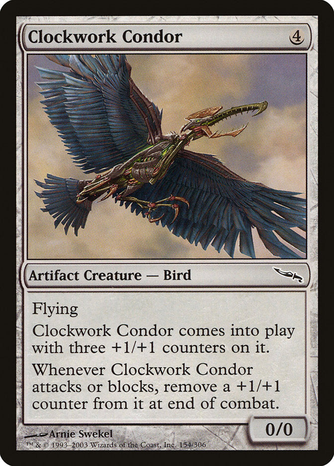 Clockwork Condor [Mirrodin] | Kessel Run Games Inc. 