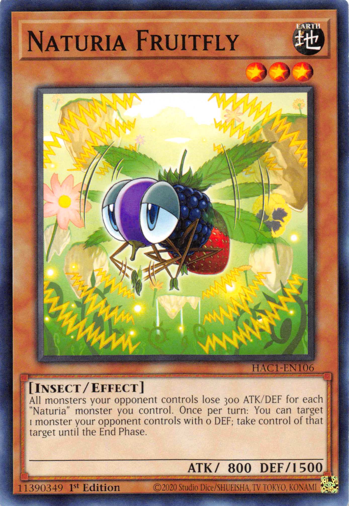 Naturia Fruitfly [HAC1-EN106] Common | Kessel Run Games Inc. 