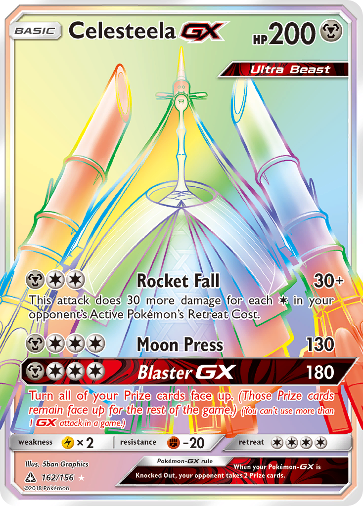 Celesteela GX (162/156) [Sun & Moon: Ultra Prism] | Kessel Run Games Inc. 