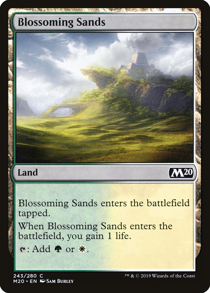 Blossoming Sands [Core Set 2020] | Kessel Run Games Inc. 