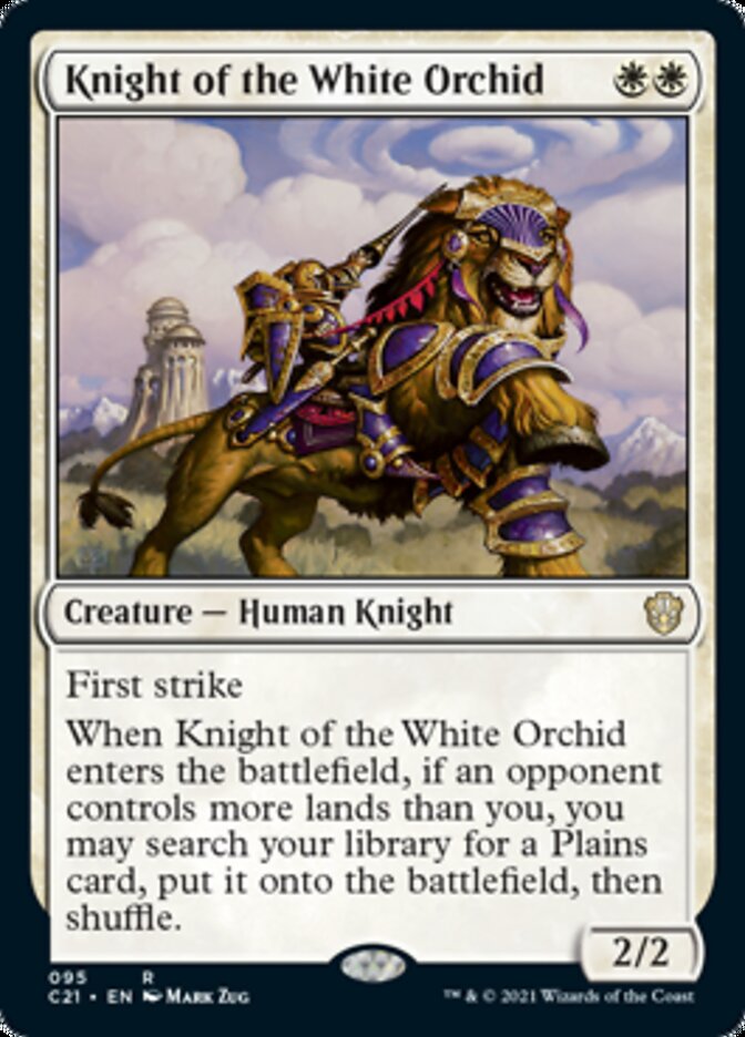 Knight of the White Orchid [Commander 2021] | Kessel Run Games Inc. 