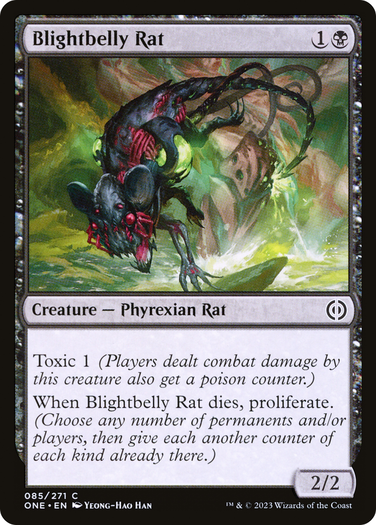 Blightbelly Rat [Phyrexia: All Will Be One] | Kessel Run Games Inc. 