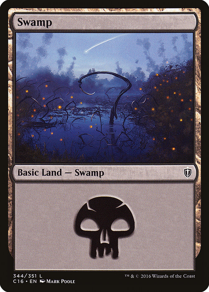 Swamp (344) [Commander 2016] | Kessel Run Games Inc. 