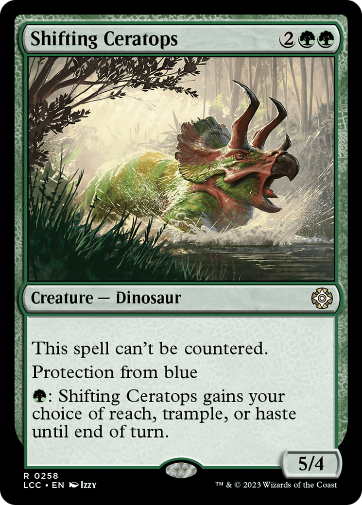 Shifting Ceratops [The Lost Caverns of Ixalan Commander] | Kessel Run Games Inc. 