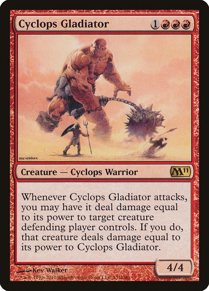 Cyclops Gladiator [Magic 2011] | Kessel Run Games Inc. 