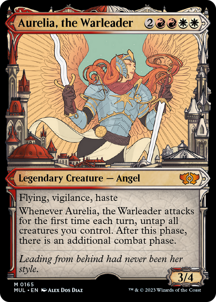 Aurelia, the Warleader (Halo Foil) [Multiverse Legends] | Kessel Run Games Inc. 