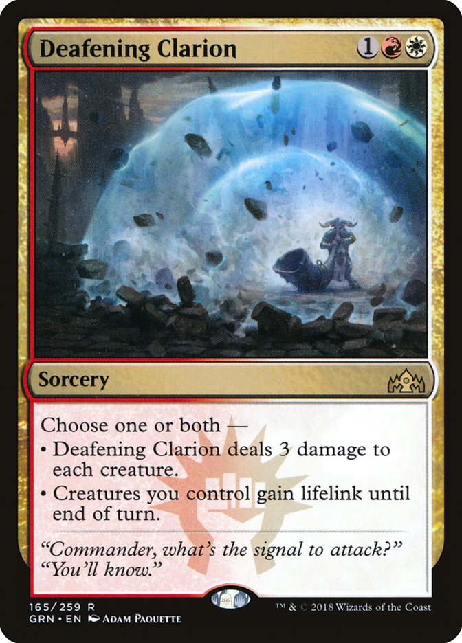Deafening Clarion [Guilds of Ravnica] | Kessel Run Games Inc. 