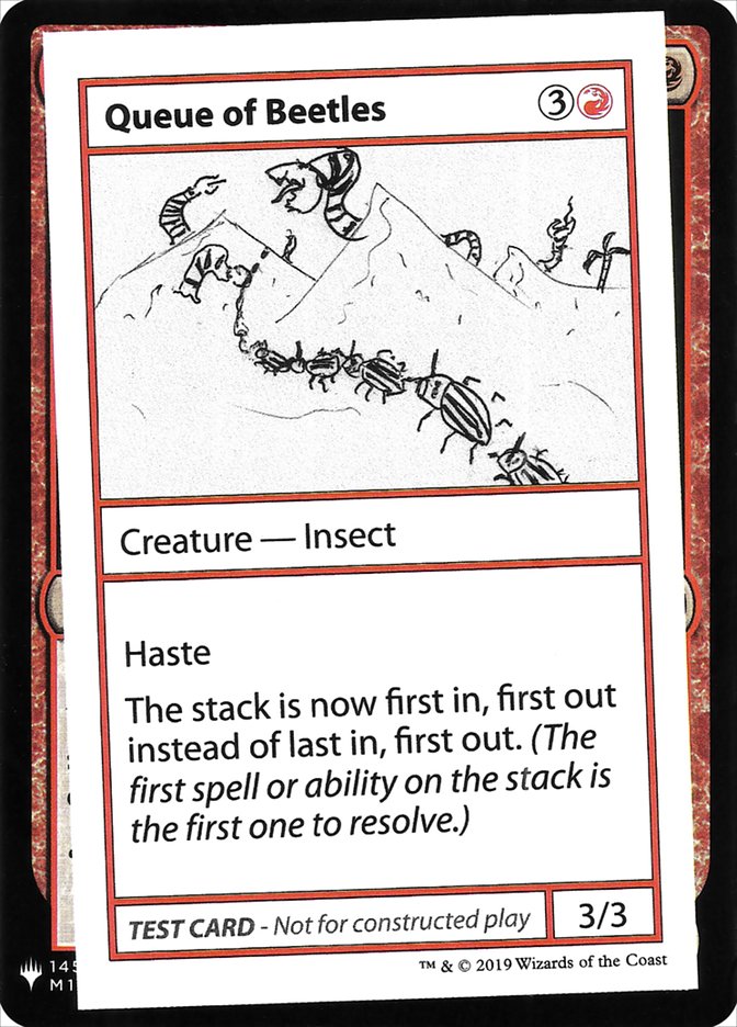 Queue of Beetles [Mystery Booster Playtest Cards] | Kessel Run Games Inc. 