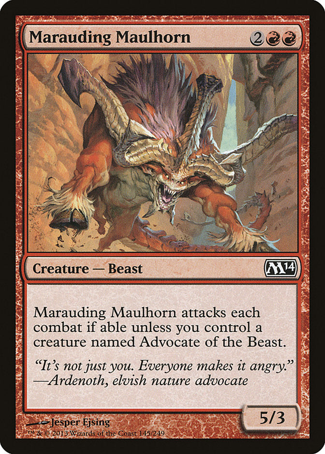 Marauding Maulhorn [Magic 2014] | Kessel Run Games Inc. 