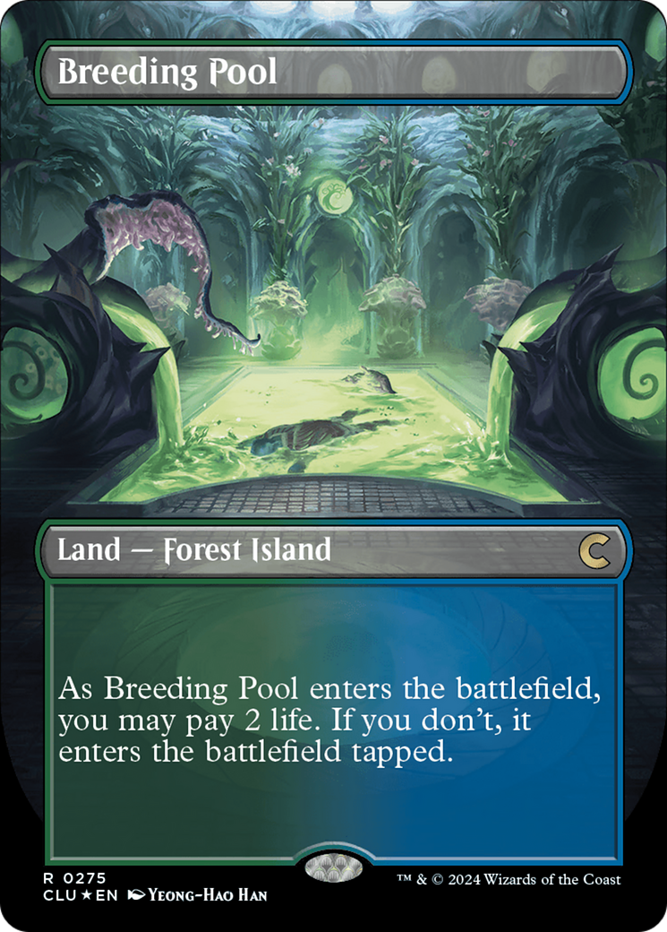 Breeding Pool (Borderless) [Ravnica: Clue Edition] | Kessel Run Games Inc. 