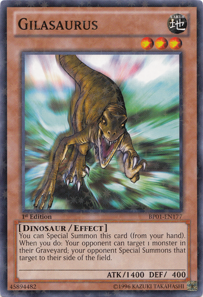 Gilasaurus [BP01-EN177] Starfoil Rare | Kessel Run Games Inc. 