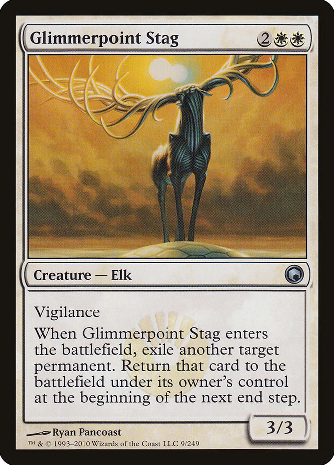 Glimmerpoint Stag [Scars of Mirrodin] | Kessel Run Games Inc. 